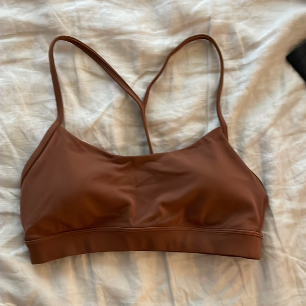 Lulu lemon brown sports bra